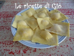 Ravioli zucca e ricotta