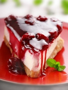 cherry cheesecake